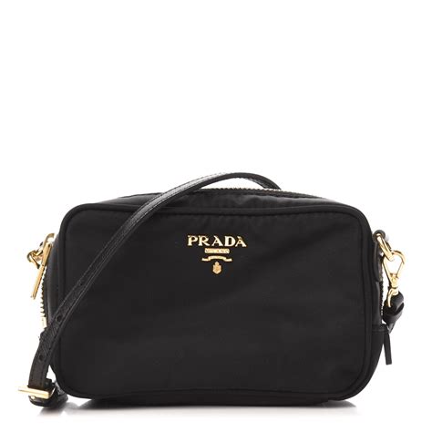 prada nylon crossbody green|prada small nylon camera bag.